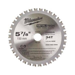 MILWAUKEE DISKINIS PJŪKLAS METALUI 150x20x34z