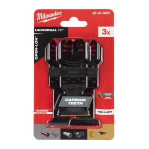 MILWAUKEE MT DAUGIAFUNKCINIŲ PJOVIMO GELEŽČIŲ RINKINYS 3vnt. - Image 1