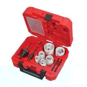 MILWAUKEE skylių pjūklų rinkinys 14 vnt. 19, 22, 25, 29, 32, 35, 38, 44, 51, 57mm