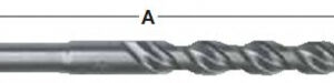MILWAUKEE SDS PLUS grąžtas 12x 260mm M2