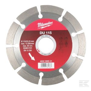 MILWAUKEE DEIMANTINIS SEGMENTINIS DISKAS DU 125mm