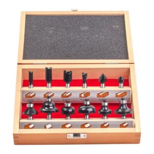 MILWAUKEE KOTELINIAI FREZAI 8mm RINKINYS 12vnt.