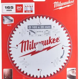 MILWAUKEE DISKINIS PJŪKLAS 165x20x2,2x52z ALIUMINIUI