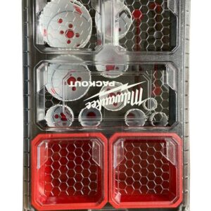 MILWAUKEE SKYLĖPJŪKLIŲ RINKINYS 12 vnt. PACKOUT