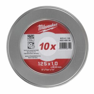 MILWAUKEE Pjovimo diskas 125x1mm PRO+ (10)...