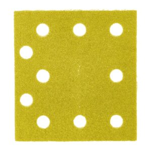 MILWAUKEE PREMIUM švitrinis popierius HP 115mm x 107mm 10 skylių P120 /10vnt.