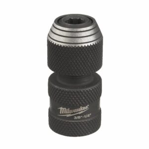 MILWAUKEE SMŪGINIS ADAPTERIS KVADRATAS 3/8" x HEX 1/4"