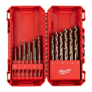 MILWAUKEE Metalo grąžtas HSS CO, rinkinys 19 vnt. /1-10mm/. - Image 1
