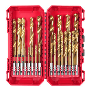 MILWAUKEE METALO GRĄŽTŲ RINKINYS HSS-G 25 vnt. /1-13mm/ THUNDERWEB.