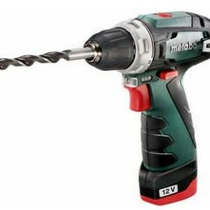 METABO AKUMULIATORINIS GRĘŽTUVAS-SUKTUVAS POWERMAXX BS BASIC 34/17Nm 2x2,0Ah LC 24 LAGAMINAS