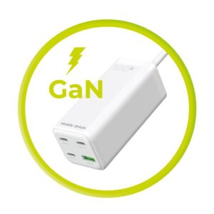 Mobile Origin GaN 100W Compact MultiHub įkroviklis PW18 su 3x USB-C + USB-A - Image 9