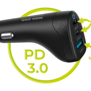 Mobile Origin 100W automobilinis įkroviklis CA25 - 2x USB-C + USB-A - Image 9