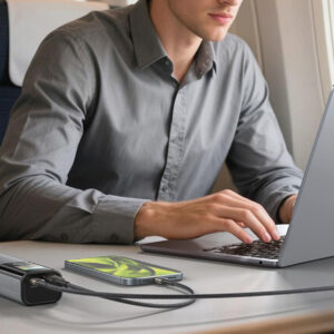 Mobile Origin 100W PD 14000mAh Display PowerBank PB12 - USB-C + USB-A - Image 9