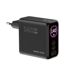 Mobile Origin 140W GaN Display įkroviklis PW21 - 2x USB-C + USB-A - Image 5