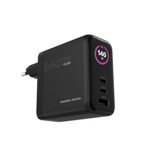 Mobile Origin 140W GaN Display įkroviklis PW21 - 2x USB-C + USB-A - Image 16