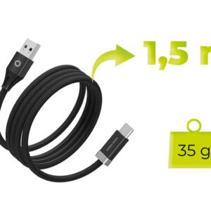 Mobile Origin 27W Magnetic Staykabelis USB-C į USB-A 1.5m CB6 - Image 3