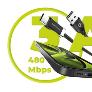 Mobile Origin 27W Magnetic Staykabelis USB-C į USB-A 1.5m CB6 - Image 10