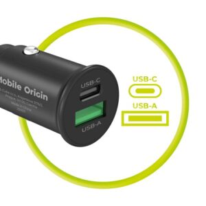 Mobile Origin 30W Super automobilinis įkroviklis CA19 - USB-C, USB-A - Image 14