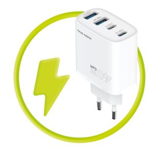 Mobile Origin 40W GaN Wall įkroviklis PW22 - 2x USB-C + 2x USB-A - Image 2