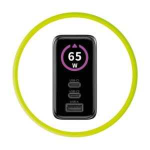 Mobile Origin 65W GaN Display įkroviklis PW20 - 2x USB-C + USB-A - Image 11