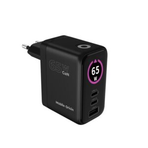 Mobile Origin 65W GaN Display įkroviklis PW20 - 2x USB-C + USB-A - Image 20