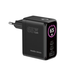 Mobile Origin 65W GaN Display įkroviklis PW20 - 2x USB-C + USB-A - Image 5