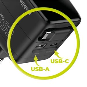 Mobile Origin 65W GaN Display įkroviklis PW3 - USB-C Self-Retracting kabelis + USB-C + USB-A - Image 19