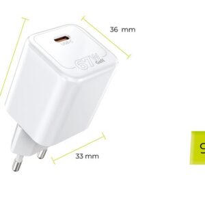 Mobile Origin GaN 67W Super įkroviklis Single USB-C PW6 - Image 3