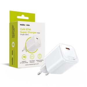 Mobile Origin GaN 67W Super įkroviklis Single USB-C PW6