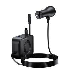 Mobile Origin 75W 5in1 automobilinis įkroviklis CA23 - 2x USB-C + USB-A Port, 2x USB-C kabelis - Image 2