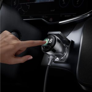 Mobile Origin 75W 5in1 automobilinis įkroviklis CA23 - 2x USB-C + USB-A Port, 2x USB-C kabelis