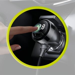 Mobile Origin 75W 5in1 automobilinis įkroviklis CA23 - 2x USB-C + USB-A Port, 2x USB-C kabelis - Image 17