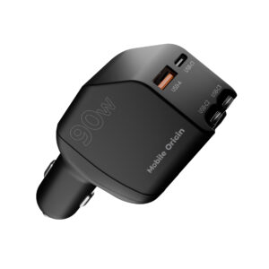 Mobile Origin 90W automobilinis įkroviklis CA22 - USB-C + USB-A, 2x USB-C kabelis - Image 15