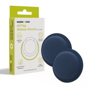 Mobile Origin Airtag Sticker Mount A2 - 2 pack, mėlynos spalvos