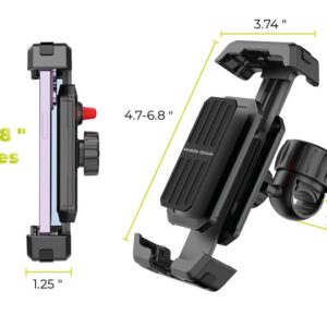 Mobile Origin Bike telefono laikiklis B1, juodos spalvos - Image 3