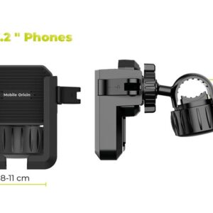 Mobile Origin Bike telefono laikiklis B2, juodos spalvos - Image 12