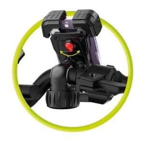 Mobile Origin Bike telefono laikiklis B3, juodos spalvos - Image 3