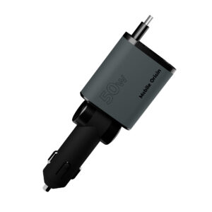 Mobile Origin 3in1 50W automobilinis įkroviklis CA27 - USB-C + USB-A, USB-C Cable - Image 3