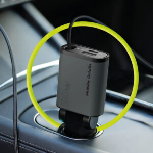 Mobile Origin 3in1 50W automobilinis įkroviklis CA27 - USB-C + USB-A, USB-C Cable - Image 8