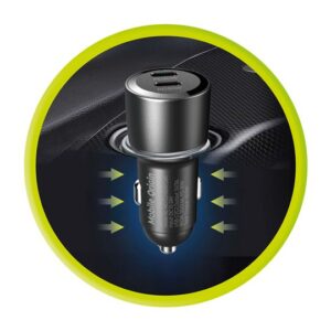 Mobile Origin automobilinis įkroviklis 60W 2 USB-C, CA11 - Image 11