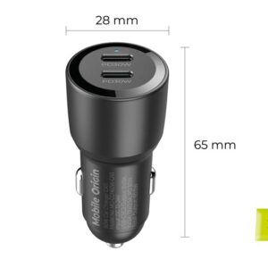 Mobile Origin automobilinis įkroviklis 60W 2 USB-C, CA11 - Image 2