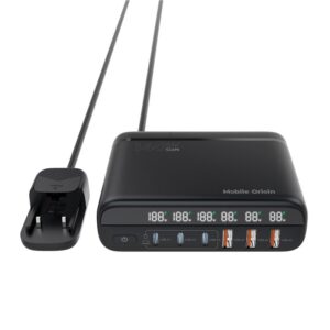 Mobile Origin GaN 140W Travel įkroviklis Hub PW12 EU/UK/US, 3x USB-C + 3x USB-A - Image 19