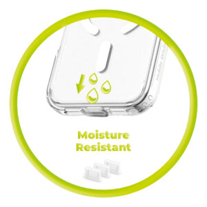 Mobile Origin USB-C Dust Plug & Cleaning Brush CL1 juodos spalvos/Clear for Apple iPhone/Android - Image 10