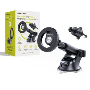 Mobile Origin 2in1 Dash ir Vent Magnetic automobilinis laikiklis, MO21