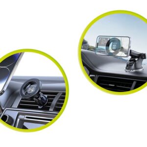 Mobile Origin 2in1 Dash ir Vent Magnetic automobilinis laikiklis, MO21 - Image 15