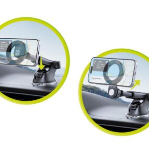 Mobile Origin 2in1 Dash ir Vent Magnetic automobilinis laikiklis, MO21 - Image 8