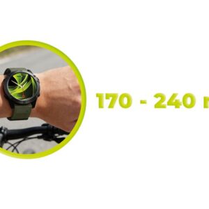 Mobile Origin Easy apyrankė Quick Fit skirta Garmin ES1, 22mm tamsiai žalios spalvos - Image 2