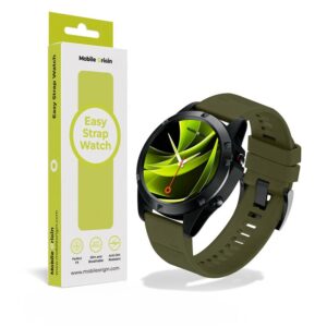 Mobile Origin Easy apyrankė Quick Fit skirta Garmin ES1, 22mm tamsiai žalios spalvos
