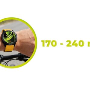 Mobile Origin Easy apyrankė Quick Fit skirta Garmin ES1, 22mm geltonos spalvos - Image 16