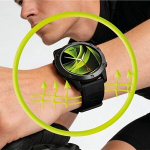 Mobile Origin Easy apyrankė Quick Fit skirta Garmin ES1, 26mm juodos spalvos - Image 9